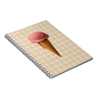 Caderno Espiral Back to school spiral notebook pink and beige