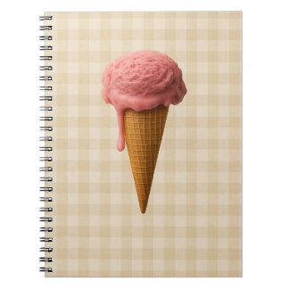 Caderno Espiral Back to school spiral notebook pink and beige