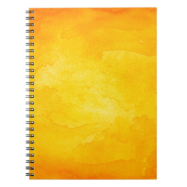 Caderno Espiral Backgroun de textura de macro de cor d'água abstra (Frente)