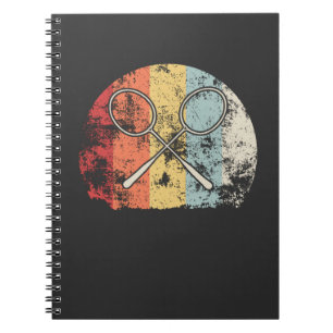 Caderno Espiral Badminton Vintage