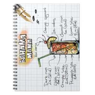 Caderno Espiral Bahama Mama