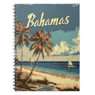 Caderno Espiral Bahamas Vintage