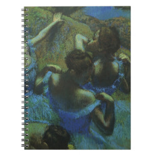 Caderno Espiral Bailarinas Azuis de Edgar Degas, Impressionismo Vi