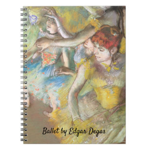 Caderno Espiral Bailarinas no Palco por Edgar Degas