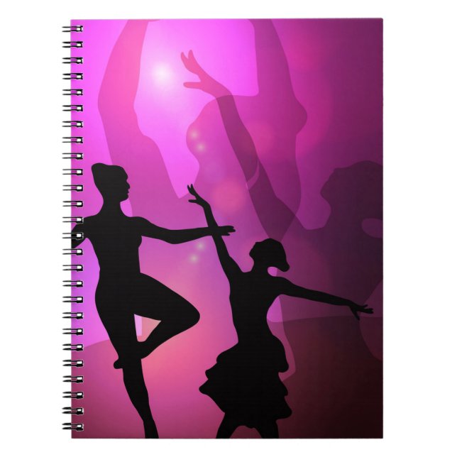 Caderno Espiral Bailarinos de Ballet (Frente)