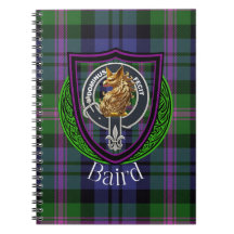 Baird Scottish Clan Tartan & Crest