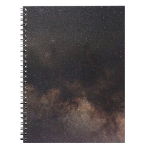 Caderno Espiral Baixo ângulo de Via Látea