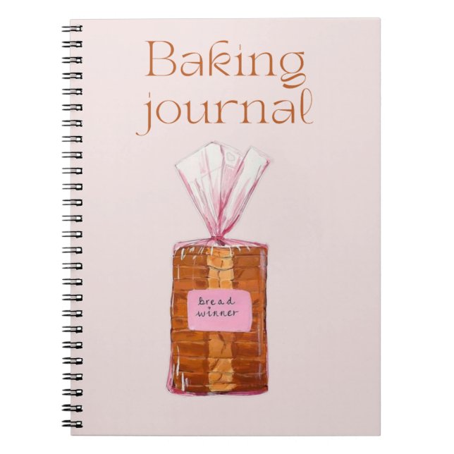 Caderno Espiral Baking Recipe Book for Home Baking Enthusiasts (Frente)
