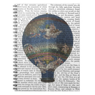 Caderno Espiral Balão de Ar Quente Aerostático da Máquina