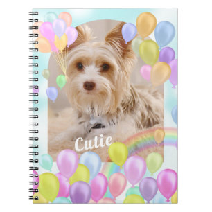 Caderno Espiral Balão de Foto Pet Animal