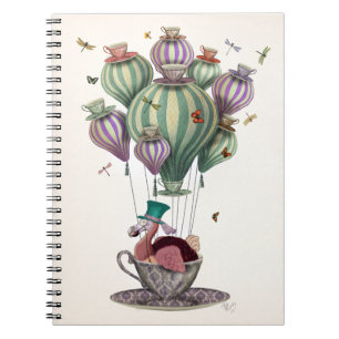 Caderno Espiral Balão Dodo com Dragonflies
