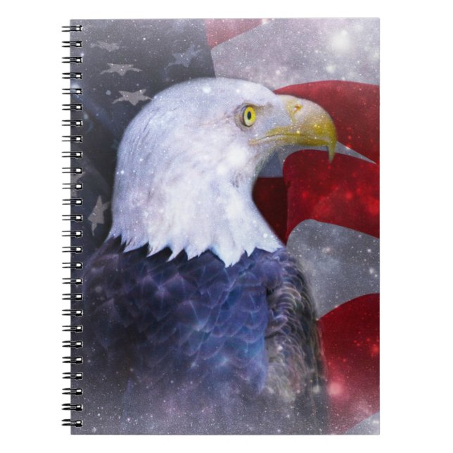 Caderno Espiral Bald Eagle (Frente)