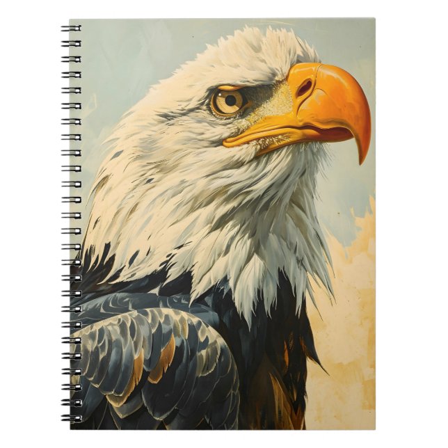 Caderno Espiral Bald Eagle Vintage (Frente)