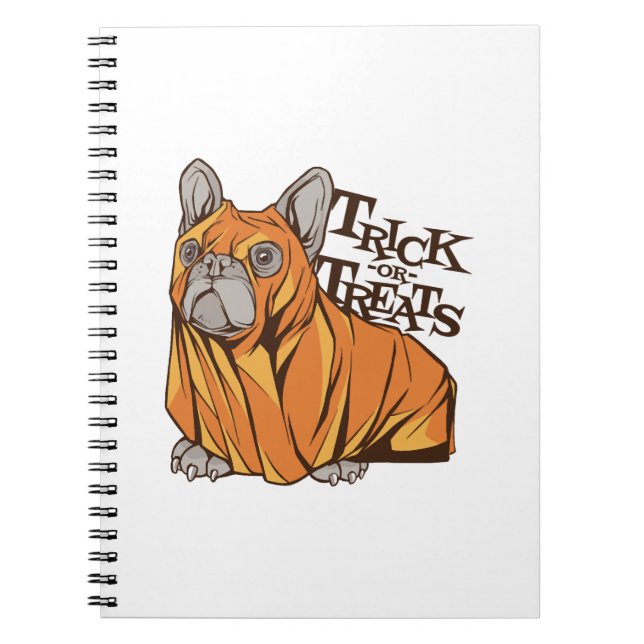 Caderno Espiral baldes de Halloween (Frente)