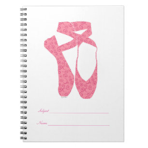 Caderno Espiral Balé de Ponta da Equipe Candy Curls