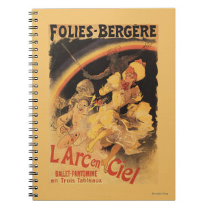 Caderno Espiral Balé L'Arc-en-Ciel em Folies-Bergere