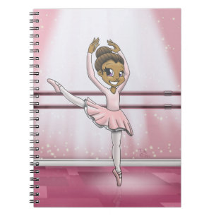 Caderno Espiral Ballerina Americana Africana