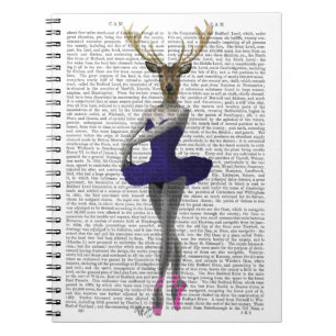 Caderno Espiral Ballerina Deer em Azul