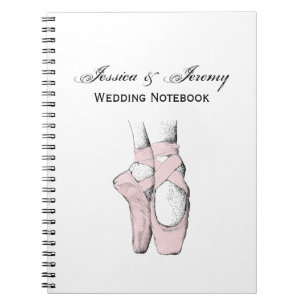 Caderno Espiral Ballerina Feet em Ponteiro #1 Lt Rosa