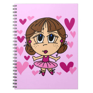 Caderno Espiral Ballerina Girl