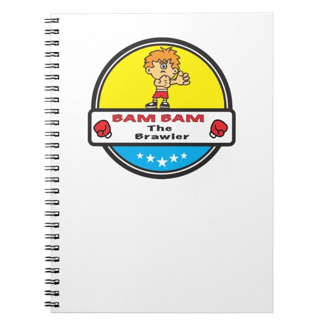Caderno Espiral Bam bam notebook (Frente)