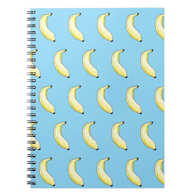 Caderno Espiral banana a cores (Frente)