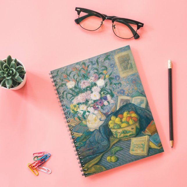 Caderno Espiral Bananas, limões e livros | Juan de Echevarría (Criador carregado)