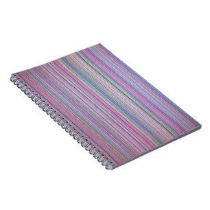 Caderno Espiral Banda arco-íris de TV de tela plana quebrada