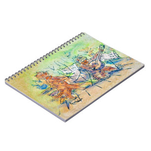 Caderno Espiral Banda de gatos, Louis Wain