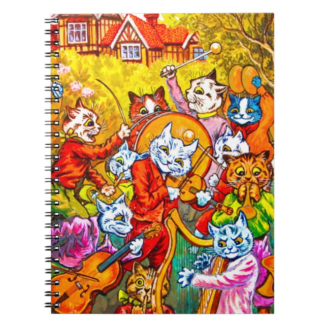 Caderno Espiral Banda Musical de Cat (Frente)