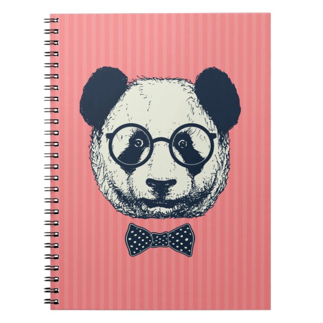 Caderno Espiral Bandas de Panda (Frente)