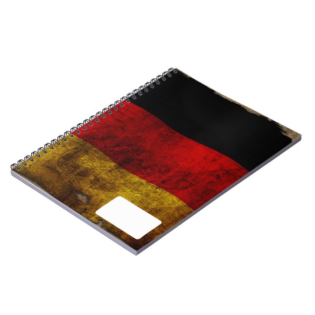 Caderno Espiral Bandeira alemã - Vintage... (Left Side)