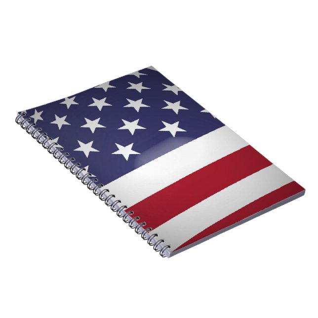 CADERNO ESPIRAL BANDEIRA AMERICANA (Lado Direito)