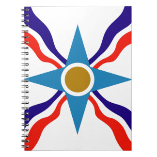 Caderno Espiral Bandeira assíria - Notebook espiral Ata d'Ator