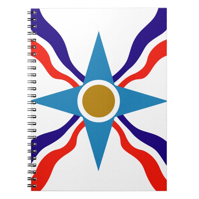 Caderno Espiral Bandeira assíria - Notebook espiral Ata d'Ator (Frente)