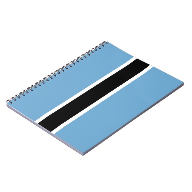 Caderno Espiral Bandeira Botsuana (Botsuana) (Left Side)