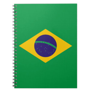 Caderno Espiral bandeira brasileira