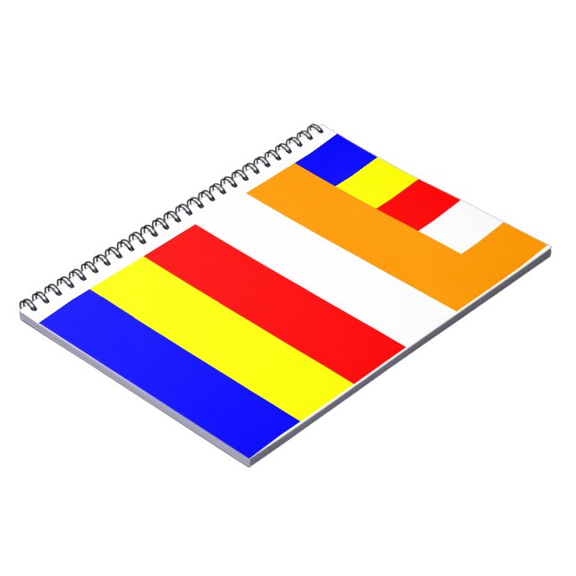 Caderno Espiral Bandeira Budista (Left Side)