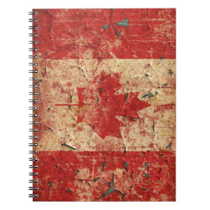 Caderno Espiral Bandeira Canadá