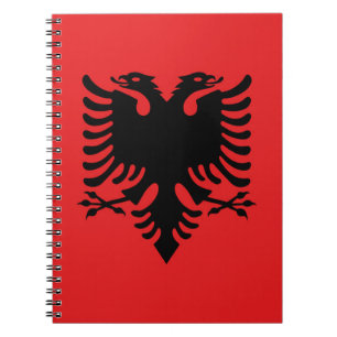 Caderno Espiral Bandeira da Albânia