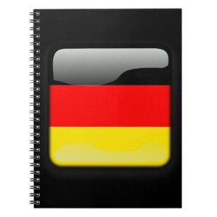 Caderno Espiral Bandeira da Alemanha
