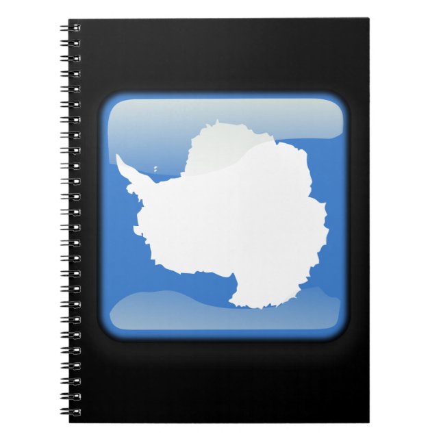 Caderno Espiral Bandeira da Antártica (Frente)