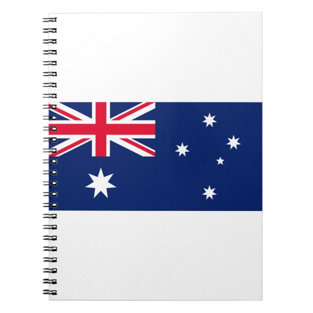 Caderno Espiral Bandeira da Austrália (Frente)