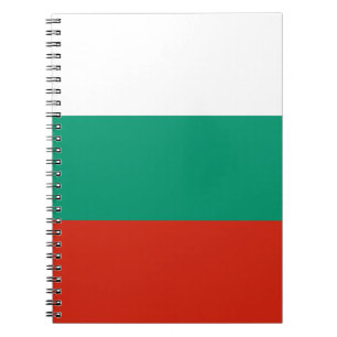 Caderno Espiral Bandeira da Bulgária