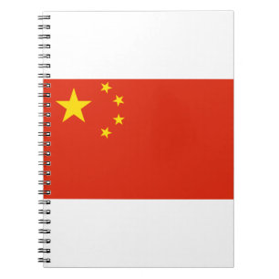 Caderno Espiral Bandeira da China