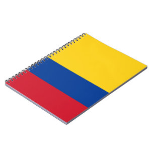 Caderno Espiral Bandeira da Colômbia