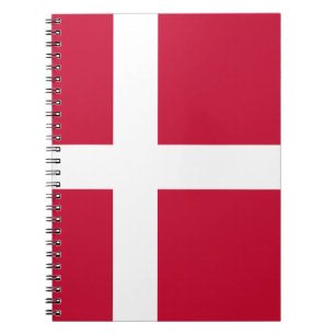 Caderno Espiral Bandeira da Dinamarca