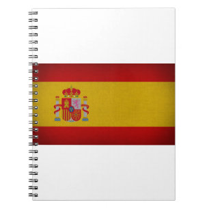 Caderno Espiral Bandeira da Espanha
