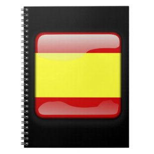 Caderno Espiral Bandeira da Espanha