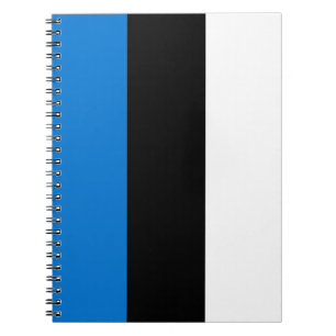 Caderno Espiral Bandeira da Estônia